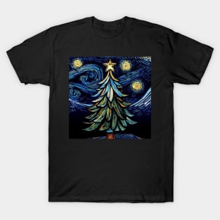 Van Gogh Starry Tree 03 T-Shirt